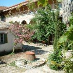 Leimonos Monastery courtyard